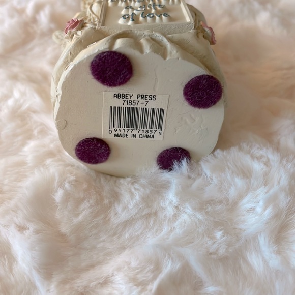 👼Vtg Angel Cherub, Abbey Press Grand Daughter A Gift Of Love Figurine👼 - Picture 3 of 3